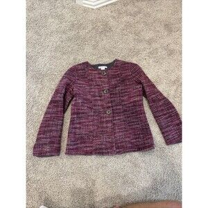 Vintage Pendleton Merino Wool Sweater Cardigan Pink